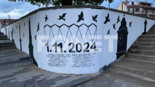 Mural žrtvama iz Novog sada